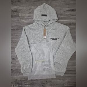 Dark Oatmeal Essentials Fear of God Hoodie